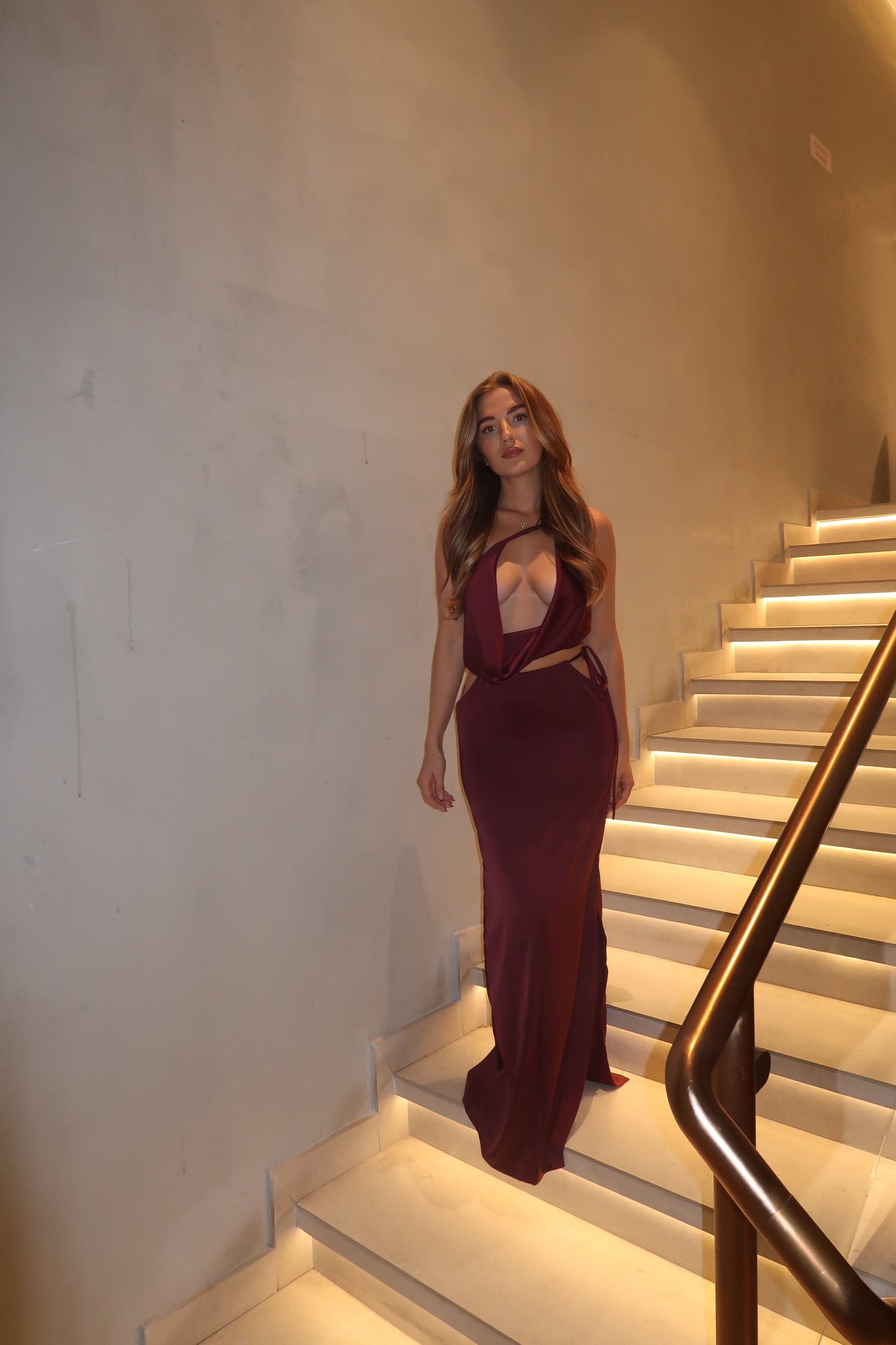 Fiora Top Burgundy