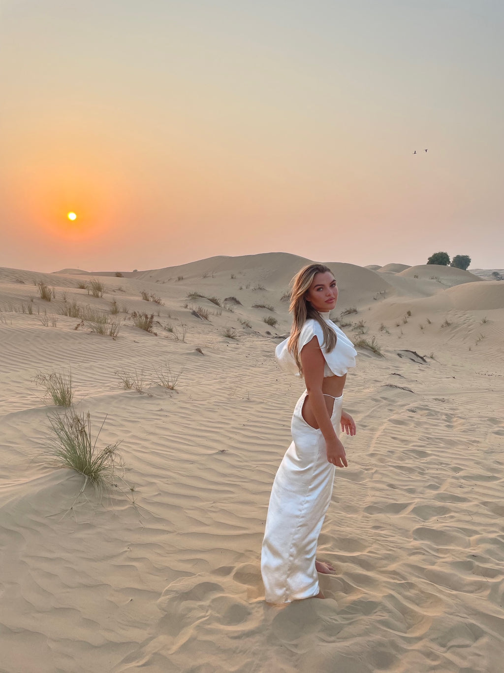 Faye Skirt in Ivory